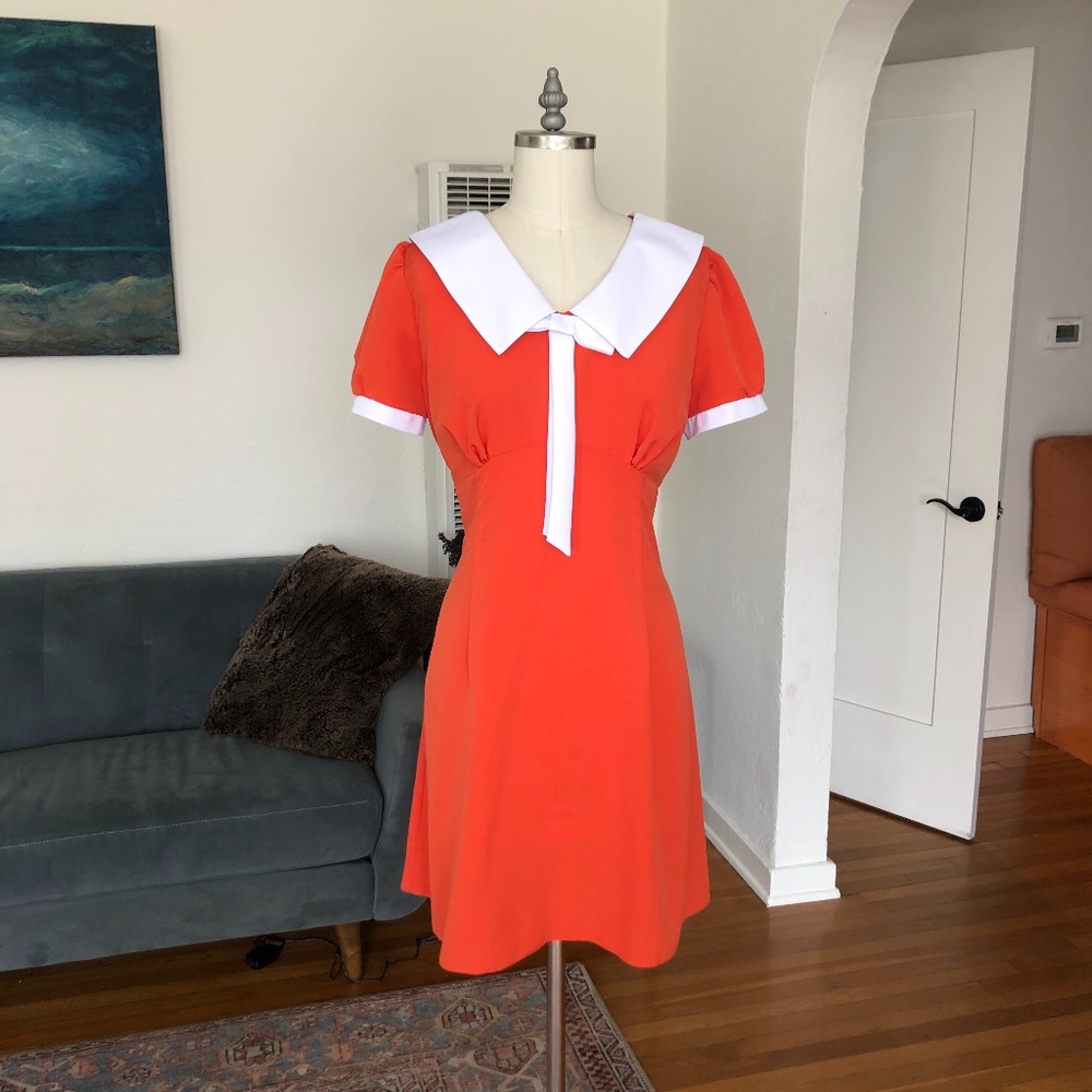 NWOT Marmalade Shop Vintage 1960s Collar Dress - Picture 2 of 10